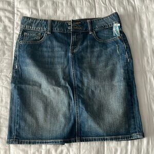 Old Navy Blue Pencil Skirt Knee-Length Casual